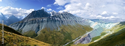 great panorama of altay mountains © Yuriy Kulik
