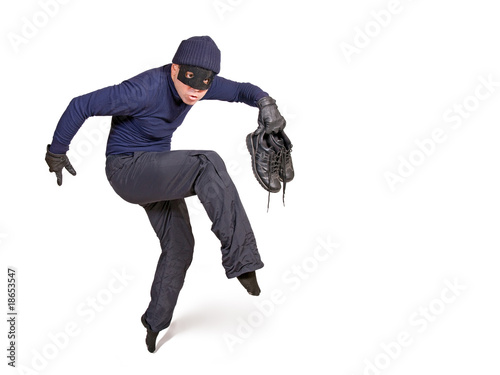 Принти на полотні thief and walk on tiptoe