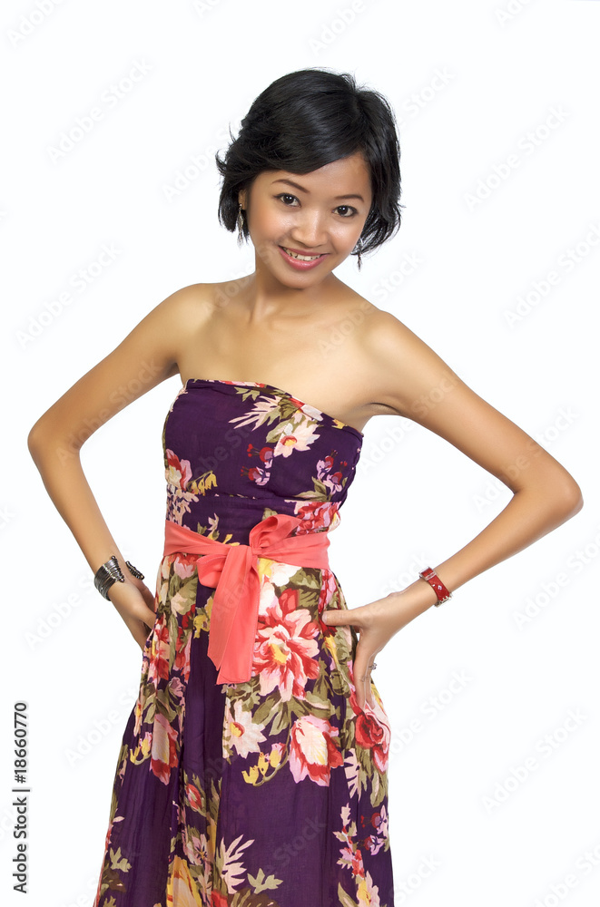 Asian Model Posing Asian Model Posing