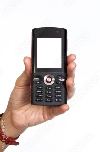 Mobile Phone in Woman Hand