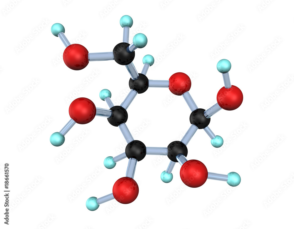 Molecule Dextrose 3D