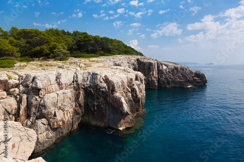 Rock coastline