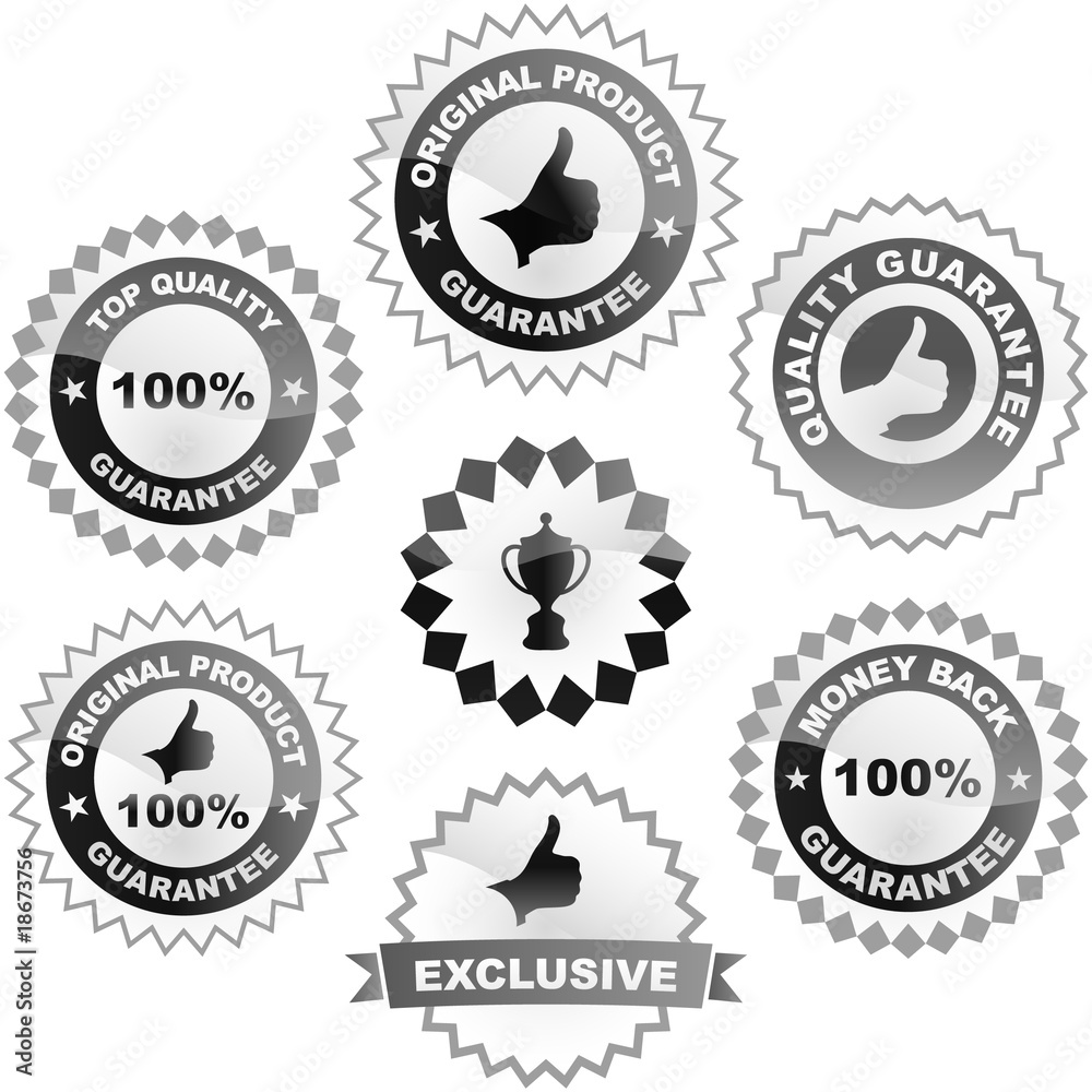 Set of design elements for sale.