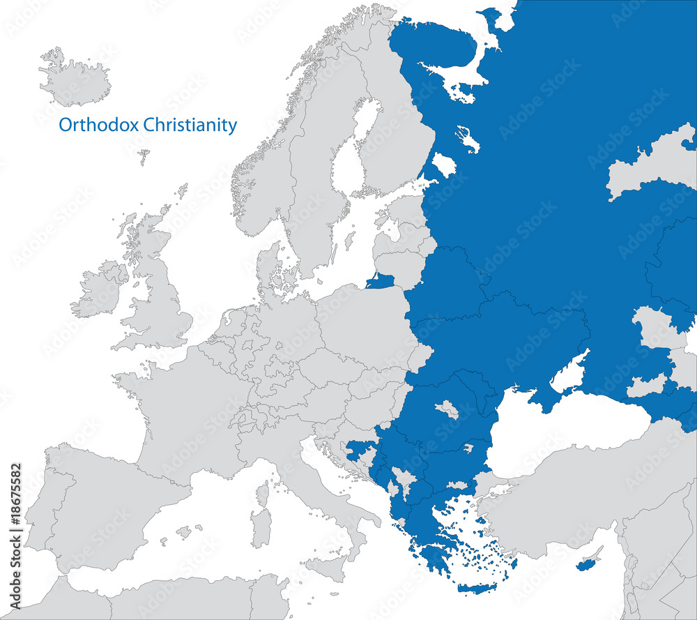 Distribution of Eastern Orthodoxy in Europe