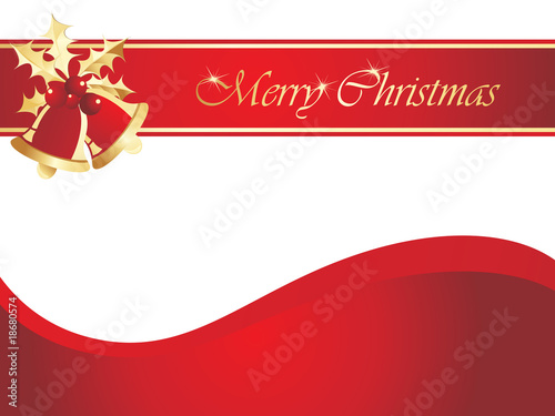 christmas day card with simple pattern