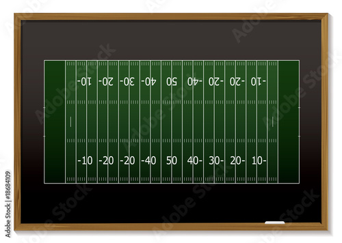american football blackboard