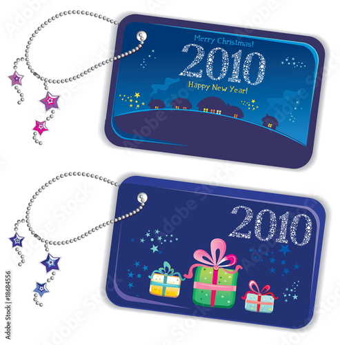 New year trinket tags 2010