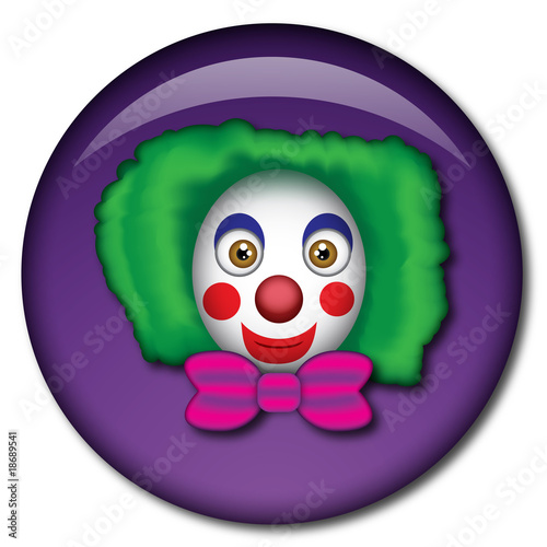 Chapa cabeza de payaso