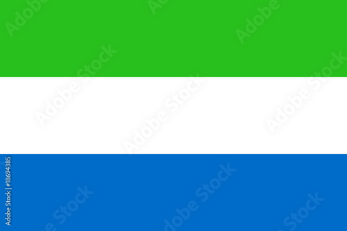 Sierra Leone Flagge Fahne