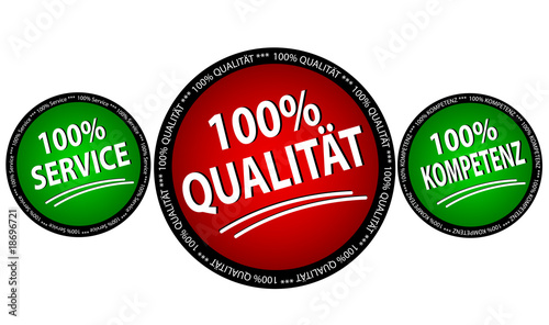 Kompetenz Qualität Service Set
