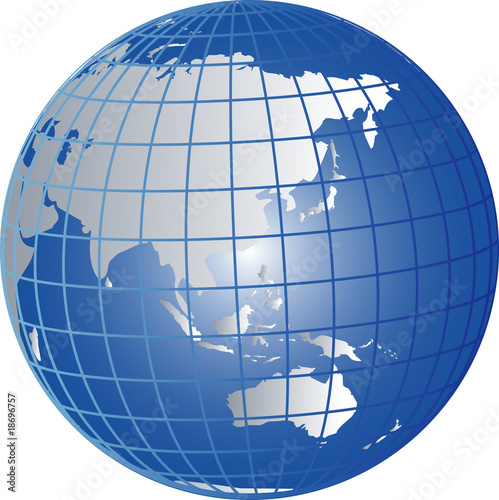 Globus Asien Australien