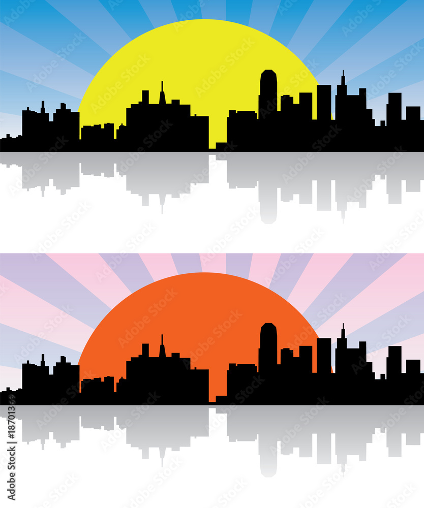 vector city background