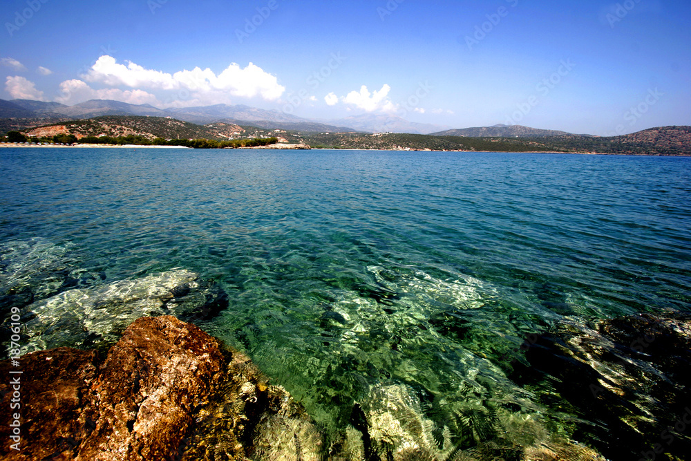 Northern coast of Crete