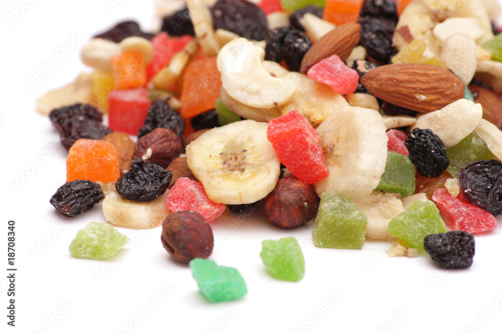 banana chip, Lambert nut, almond, raisin, cashew and candied fru banana chip, Lambert nut, almond, raisin, cashew and candied fru