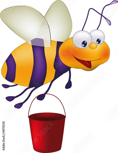bee with a bucket a cartoon film
