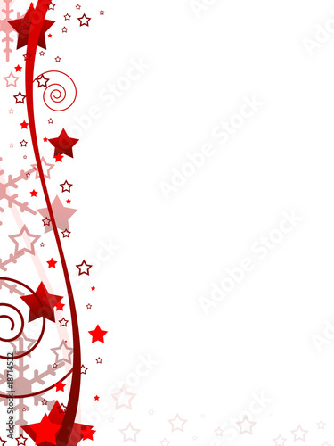 Christmas Stars red