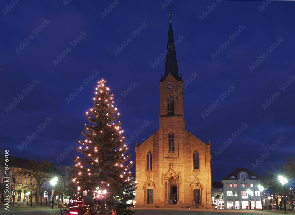 Naklejka premium Weihnachtsbaum