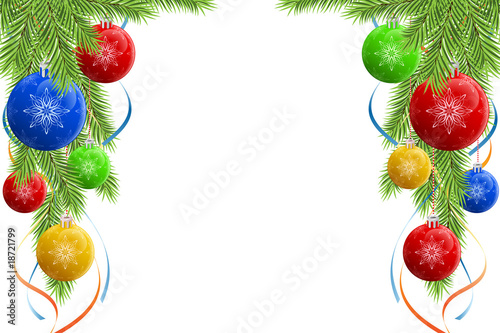 Christmas decoration frame