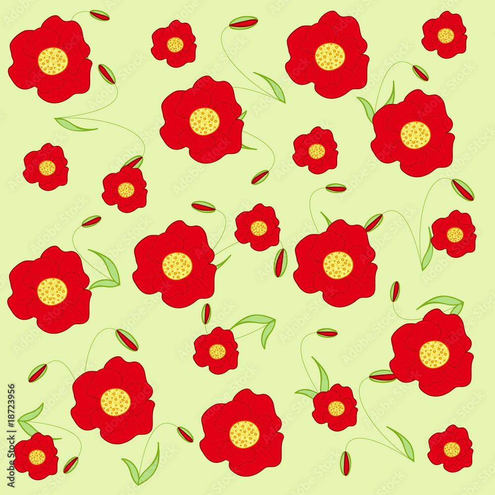 Vector floral background Vector floral background