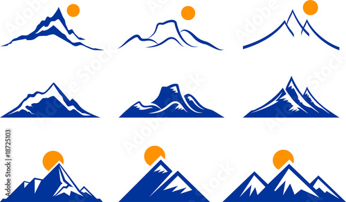 mountains icons
