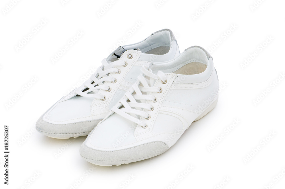 Short shoes isolated on the white background