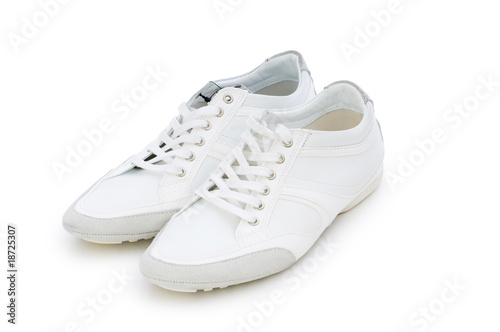 Short shoes isolated on the white background