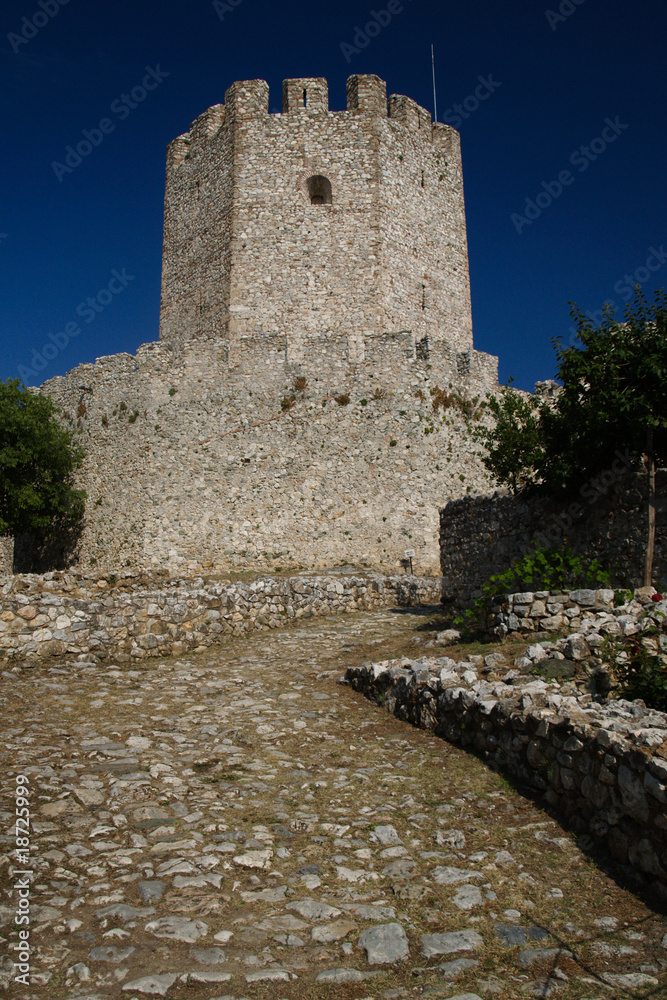 Old castle in Greece