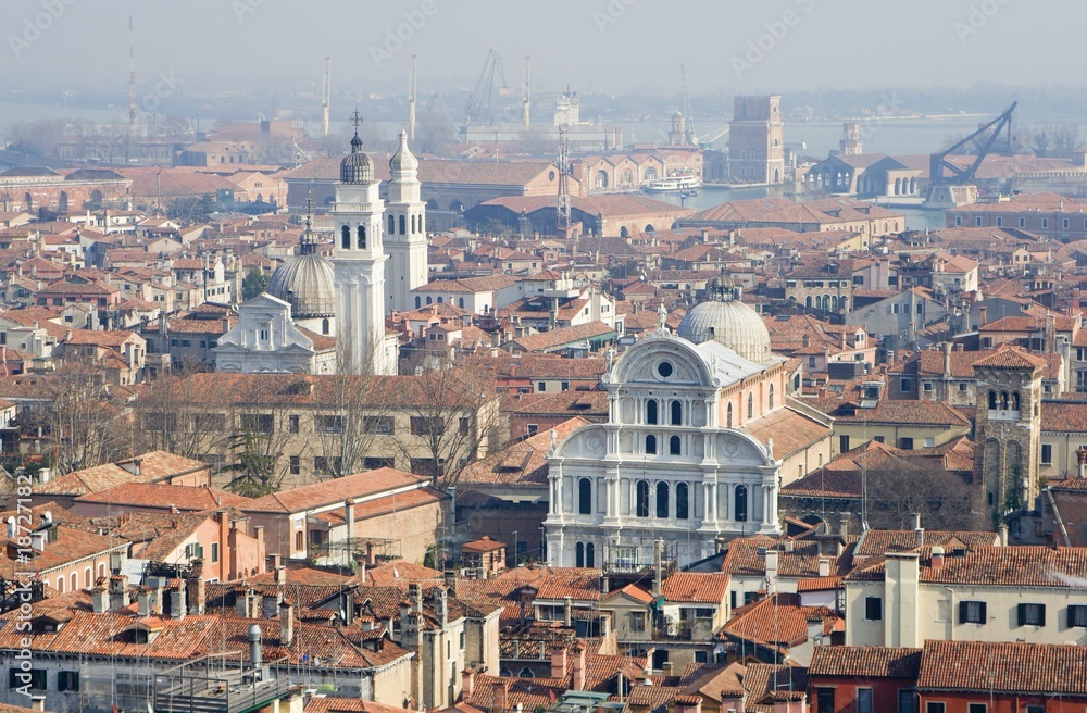churches of Venice from bell-tower