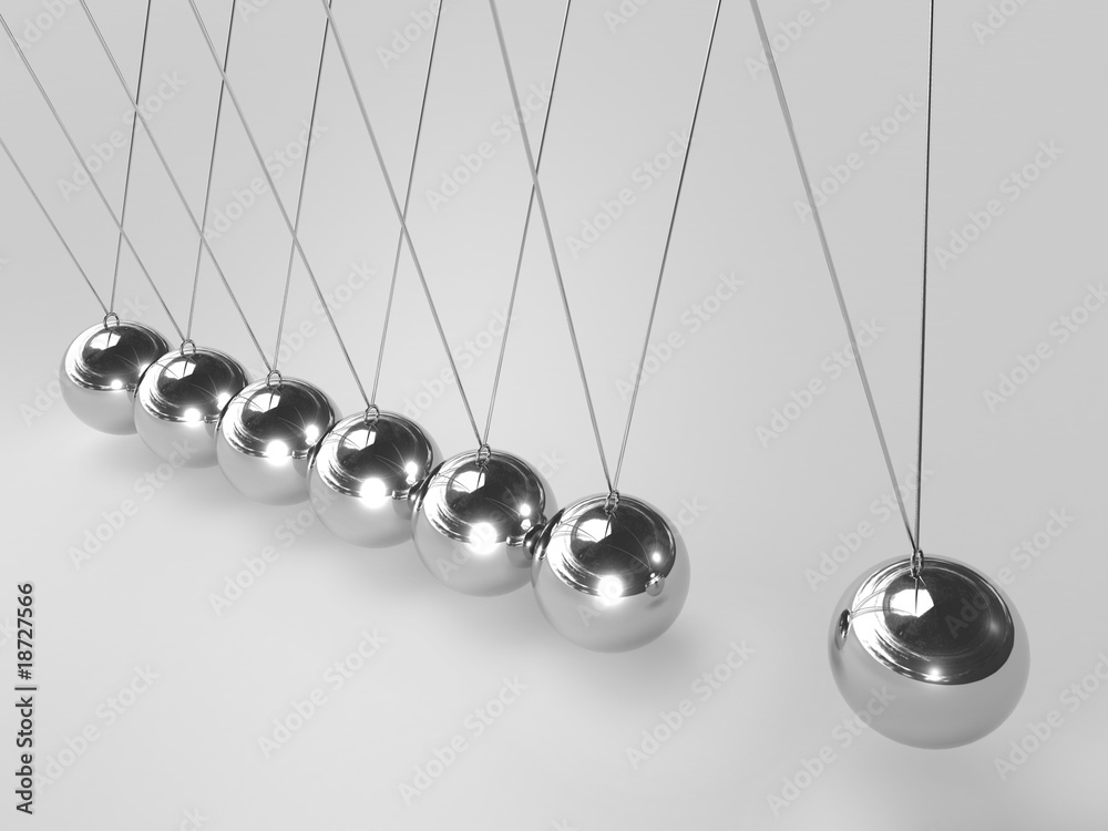 Newton's cradle balancing balls Newton's cradle balancing balls