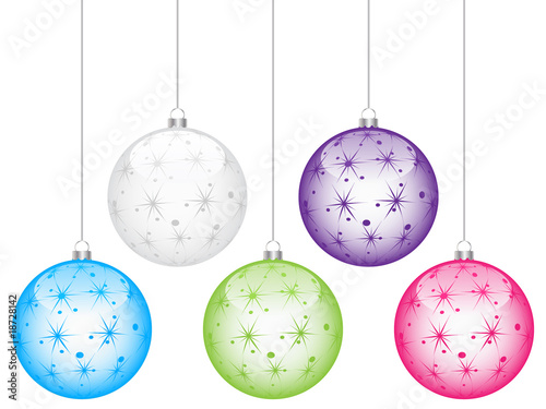 christmas globe vector illustration
