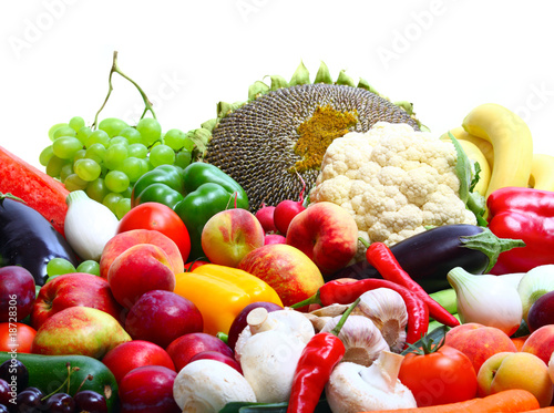 Fresh vegetables and fruits