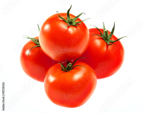 Fresh red tomatoes