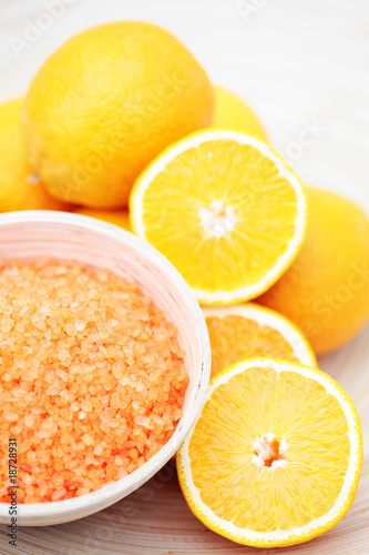 orange bath salt