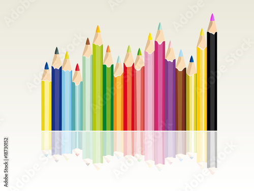 colored pencils