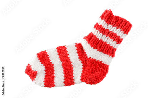 Colorful wool sock