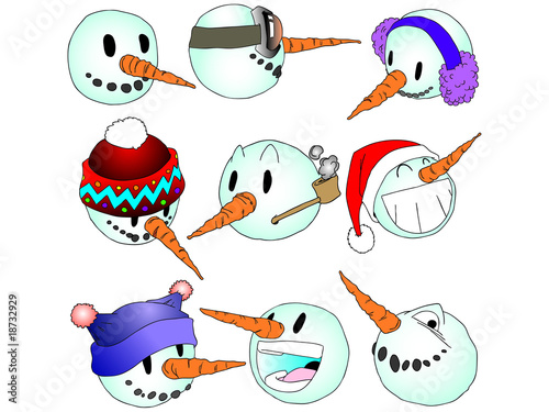Snow Faces
