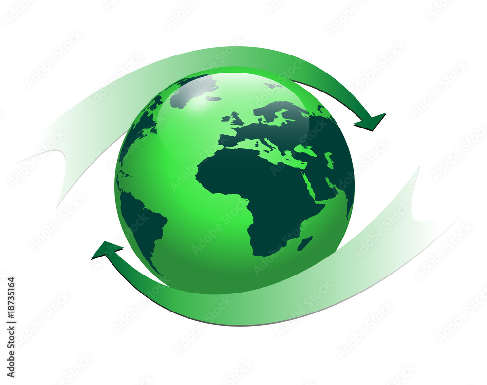 Logo earth globe