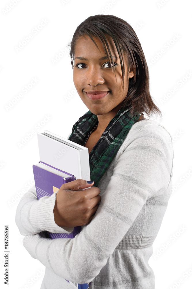 Beautiful female student Beautiful female student