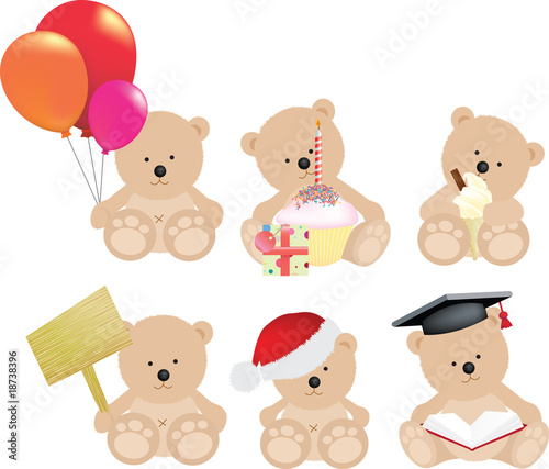 teddy bear set