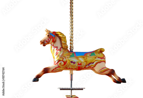 Carousel horse photo