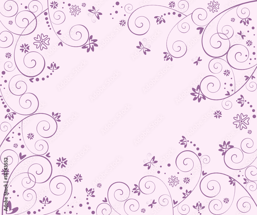 Wedding violet card