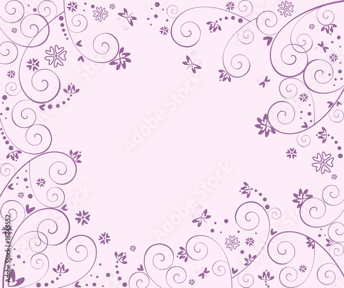 Wedding violet card