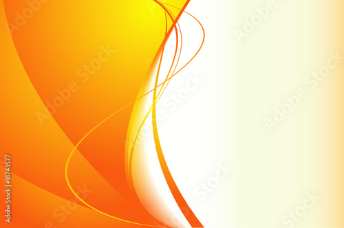 orange background