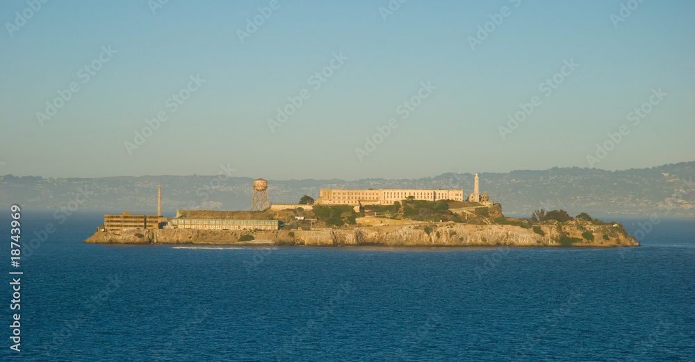 Famous Alcatraz prison in San Francisco