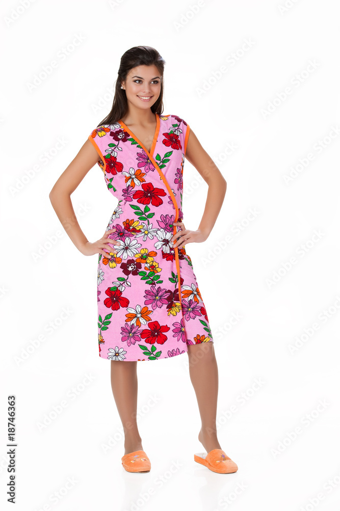 Young Woman In Fashionable Clothing Young Woman In Fashionable Clothing