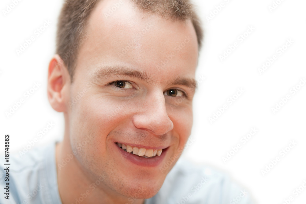 Smiling blond man Smiling blond man