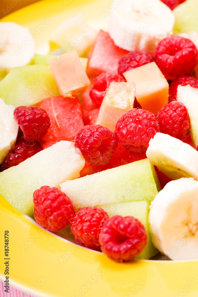 plate with several fruits plate with several fruits