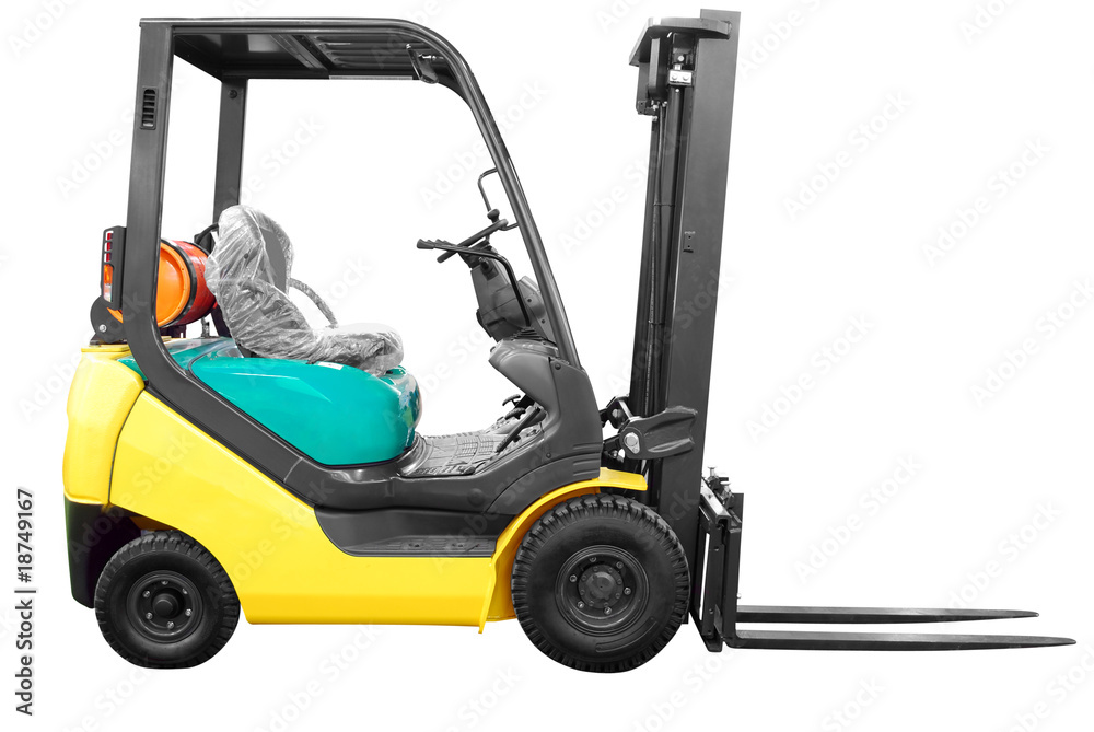 fork-lift isolated