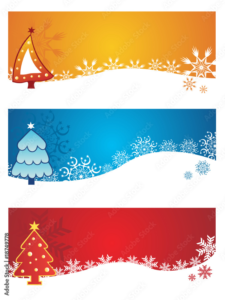 Fototapeta premium christmas banner vector