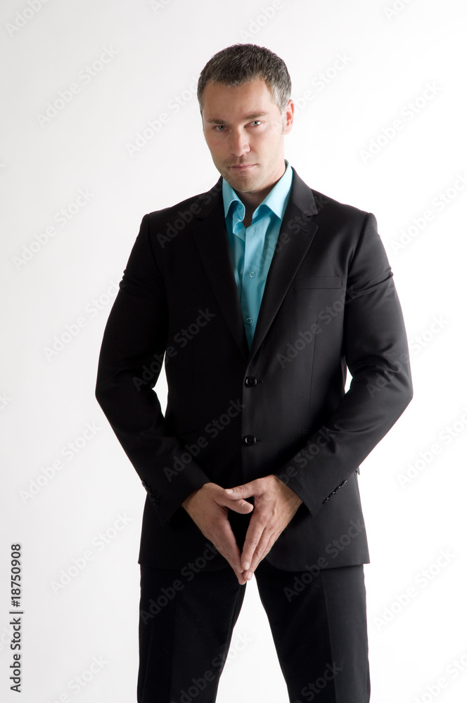 Business man with Jacked and shirt